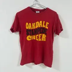 【XS】VARSITY SPIRIT チアプリントTシャツ カレッジ風 レッド