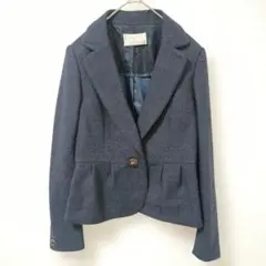 エニィスィス　ネイビー テーラードジャケット 二つボタン　サイズ1 　フォーマル