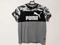 PUMA 迷彩柄袖 Tシャツ140㌢