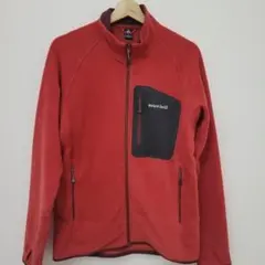 美品☆彡モンベル クリマプラス100ジャケット フリースジャケット メンズL