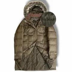 良品 Barbour バブアー ARTIC DOWN PARKA ファー コートのサムネイル