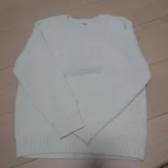 UNIQLO ケーブル編みセーター 130サイズ ホワイト