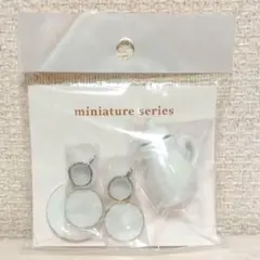 ミニチュアシリーズ 金縁プレート・ティーポット