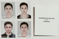 VERNON 成分エディター 特典 バーノン 証明写真 4枚