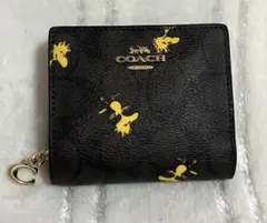 COACH スヌーピー 二つ折り財布