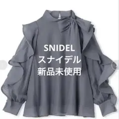SNIDEL スナイデル　Sustainableオーガンシースルーブラウス
