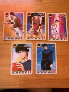 スラムダンク トレーディングカード カードダス キラセット 17枚セット 流川 スラムダンク カードダス 『④流川楓 キラカード』/ SLAM DUNK