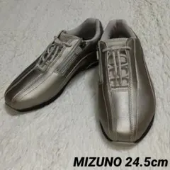 MIZUNO 24.5cm フリーウォーク ミズノ サイドジップ レースアップのサムネイル