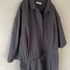 LAATO オールインワン　グレー　綿100 アーバンリサーチ　ゆったり