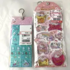 ハローキティ　サンリオ　ウォーターインシール　タイルシール　セット