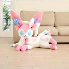 等身大 グレイシア 寝そべり ぬいぐるみ ポケモンセンター受注品