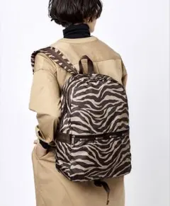【お値下げ中！】レスポートサック　ゼブラ　リュック　A4サイズ可