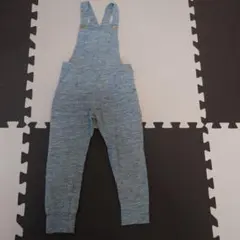 未使用に近い　プチバトー　グレー オーバーオール 95cm
