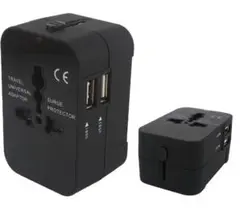 海外変換プラグ コンセント変換プラグ マルチ変換プラグ2USBポート全世界対応