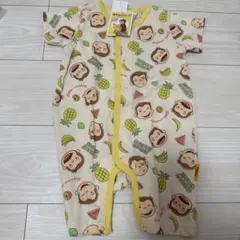 新品未使用　おさるのジョージ　ロンパース 80cm タグ付き