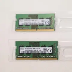 SK hynix ノートPCメモリ PC4-2666V 4GB×2枚(8GB)