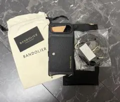 【BANDOIER】iphoneair スマホショルダー　黒×ゴールドのサムネイル