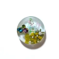 ☆レジン ヘアゴム ブローチ☆♡No.261♡