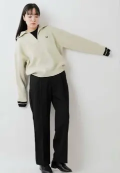 FRED PERRY｜ローゲージ ハーフジップ ニット ジャンパー