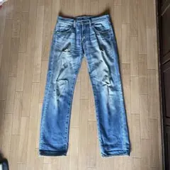 リーバイス503 ダメージデニムパンツ ライトブルーのサムネイル