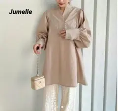 ​【美品】ジュメロ Jumelle ボリューム袖 チュニック ブラウス Fのサムネイル