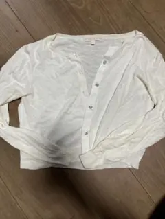 PROPORTION ホワイトカーディガン サイズ2のサムネイル