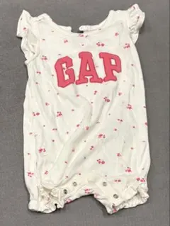 baby Gap フラワープリントロンパースのサムネイル