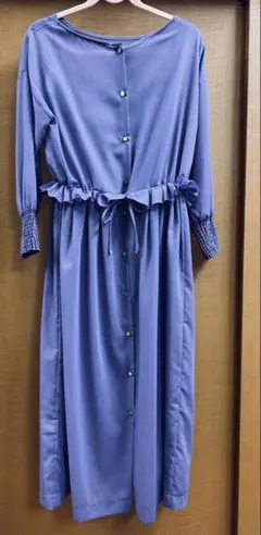 定価45000円ガリャルダガランテ　パープル シャツワンピース 七分袖