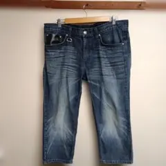 EDWIN 　デニム　クロップドパンツ　36インチのサムネイル