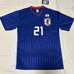 堂安律　サムライブルー　プレーヤーズＴシャツ　Mサイズのサムネイル