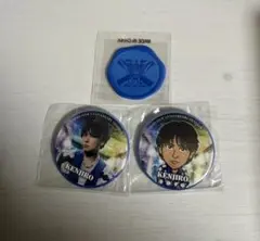 JSB3 スタジアム カプセル 缶バッジ ステッカーセット 山下健二郎