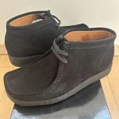 Padmore & Barnes ワラビー ブラックスエード uk7のサムネイル