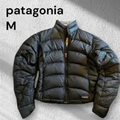 patagonia ダウンジャケット レディース M 黒ブラック ショート丈
