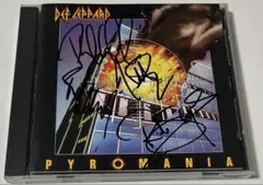 Def Leppard Pyromania サイン入りCD