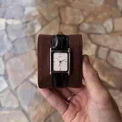 80s Vintage Seiko シャリオ タンク ブラック文字盤 SGP - メルカリ