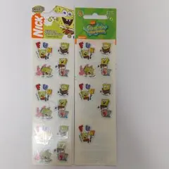スポンジボブ キラキラシール