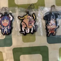 ワンピース　一番くじ　ラバーマスコット　3種セット