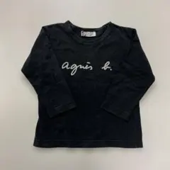 agnès b. ENFANT ブラック 長袖Tシャツ100
