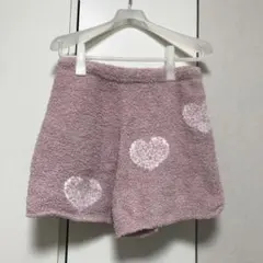 （未使用）GU もこもこフィールラウンジショートパンツ M ピンク ルームウェア
