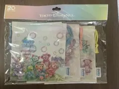 ダッフィー&フレンズ20周年カラフルハピネス　きんちゃく3枚　新品未使用