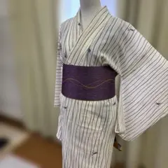 浴衣　綿　変わり織　ツバメ柄　裄69cm　訳ありお値引き 浴衣 綿 変わり織 ツバメ柄 裄69cm 訳ありお値引き - メルカリ