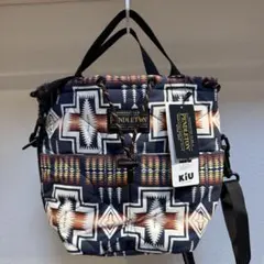 松*茸様 新品ペンドルトン×キウコラボ2WAYミニショルダーバッグ巾着トートバッ