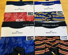 ボディワイルド BODY WILD ボクサーパンツ M 4枚