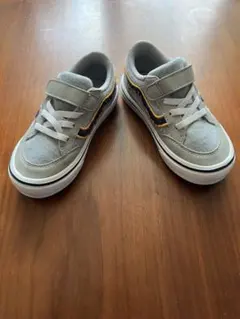 【美品】VANS キッズスニーカー グレー