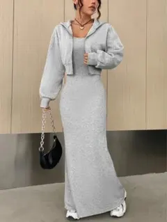 レディース キャミドレス セットアップ 部屋着 トップス ドレス ワンピ