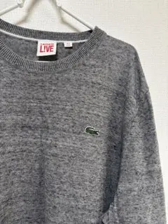 LACOSTE LIVE グレー セーター