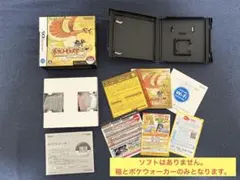 【美品】ポケットモンスターハートゴールド（空箱）＋ポケウォーカー（未使用）