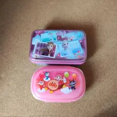 アナと雪の女王 子ども用弁当箱 箸付き　アンパンマンお弁当箱