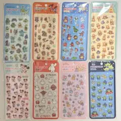 栗*崎様 ディズニー ぷくぷくシール 8枚セット まとめ売り