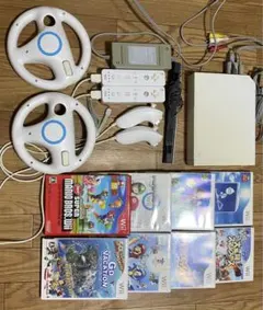 Wii本体、リモコン、ゲームソフトセット